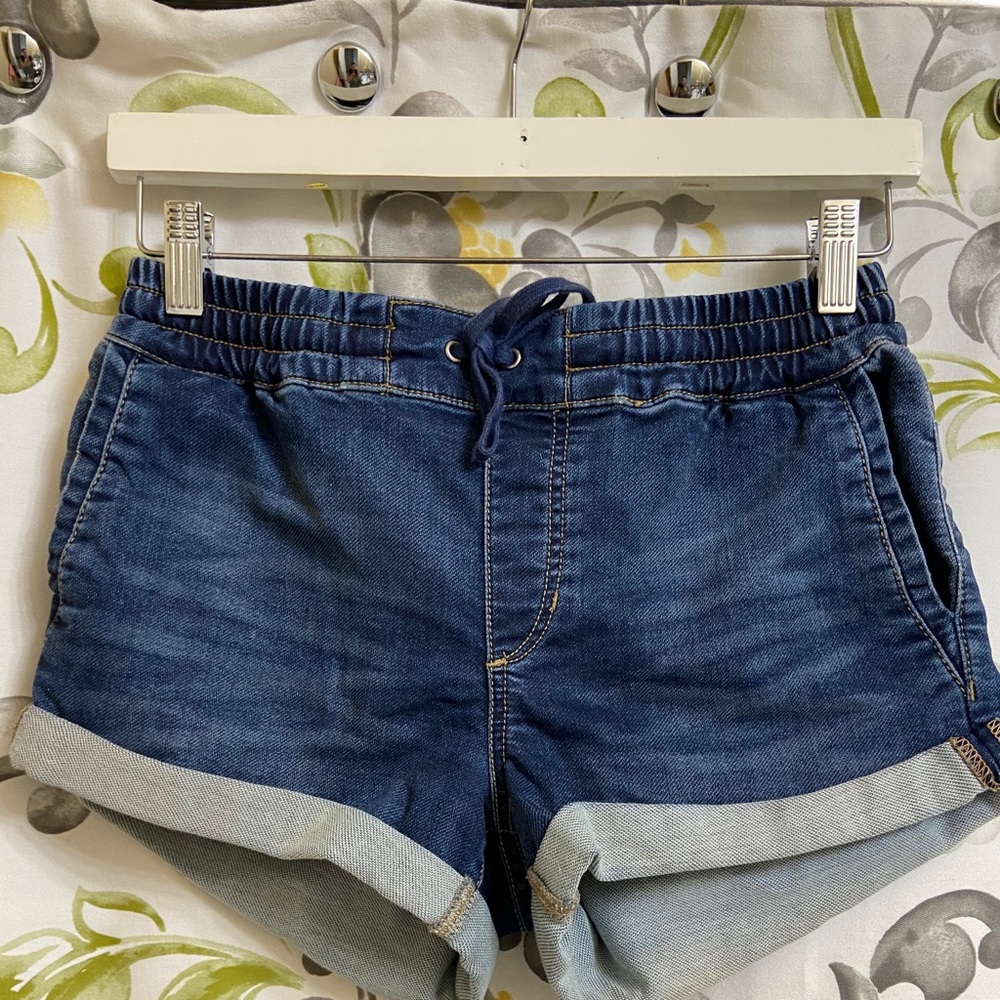 Joe's Jeans Pull-On Drawstring Cuffed Denim Shorts